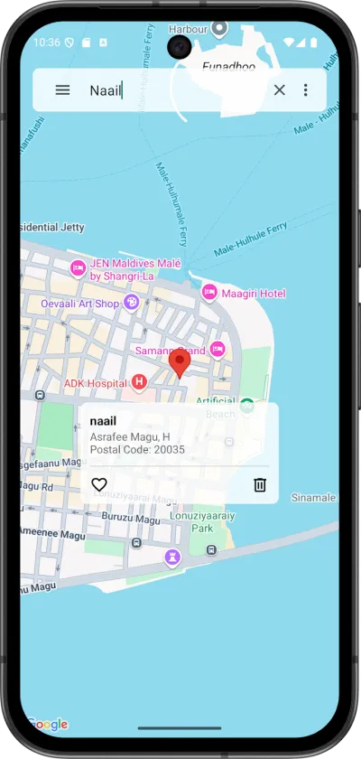 Male' Map screenshot