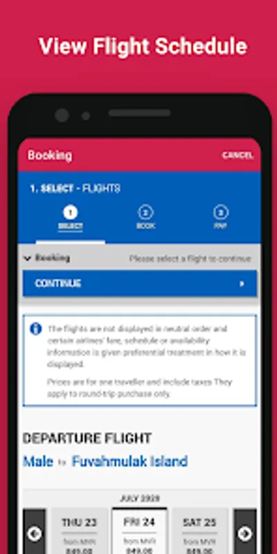 Maldivian Mobile App screenshot