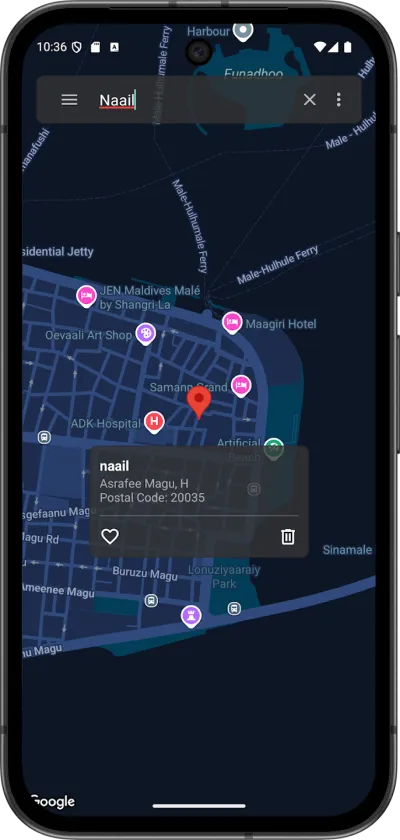 Male' Map screenshot